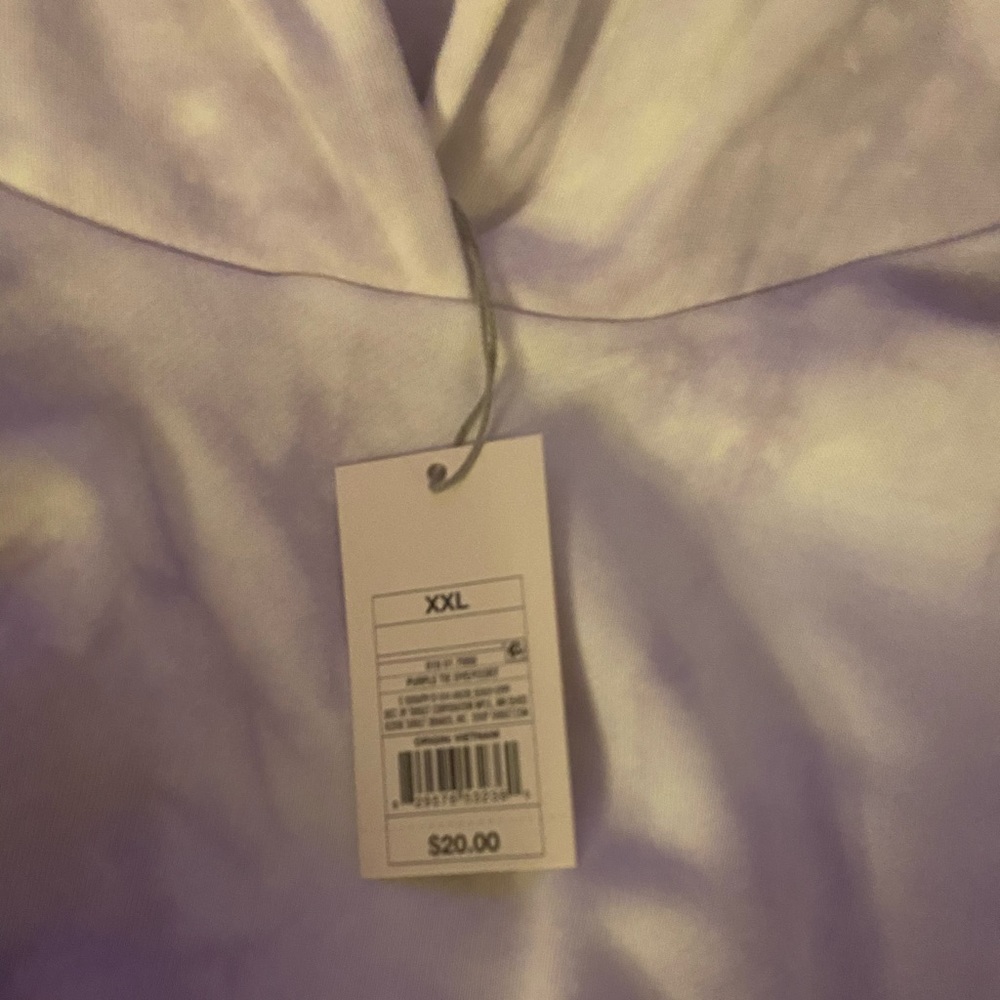 Tie dye purple hoodie